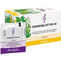 Eine Packung und ein Beutel Sennesblätter M Tee für Kinder und Erwachsene.
