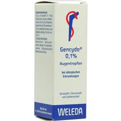 Medizinische Augentropfen-Packung gegen allergische Erkrankungen von Weleda.