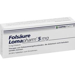 FOLSAEURE LOMAPHARM 5MG