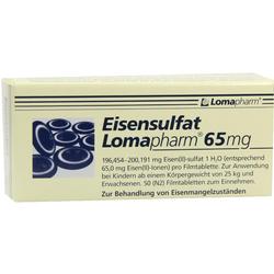 EISENSULFAT LOMAPHARM 65MG