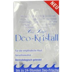 Verpackung eines geruchsneutralen Deo-Kristalls für empfindliche Haut.