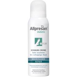 Weiße Schaum-Creme-Dose für sehr trockene Haut, Marke Allpresan.
